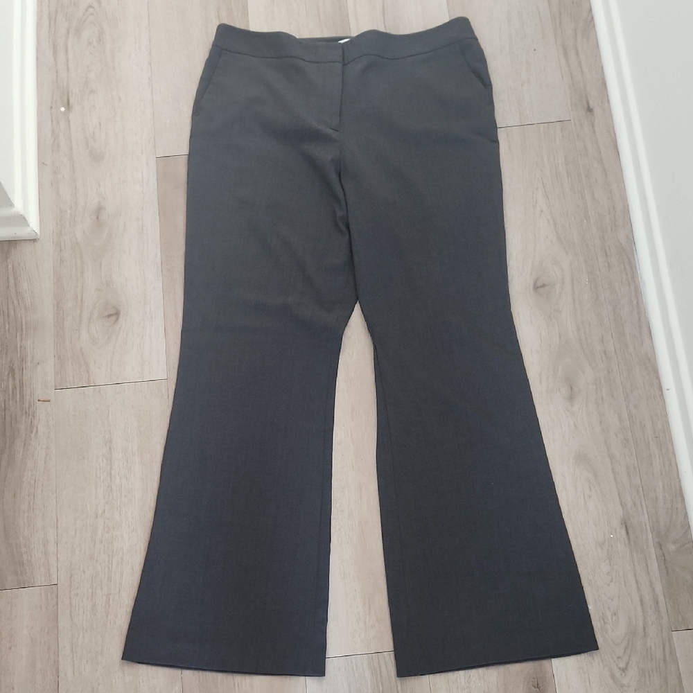 Calvin Klein Charcoal Flare Slacks